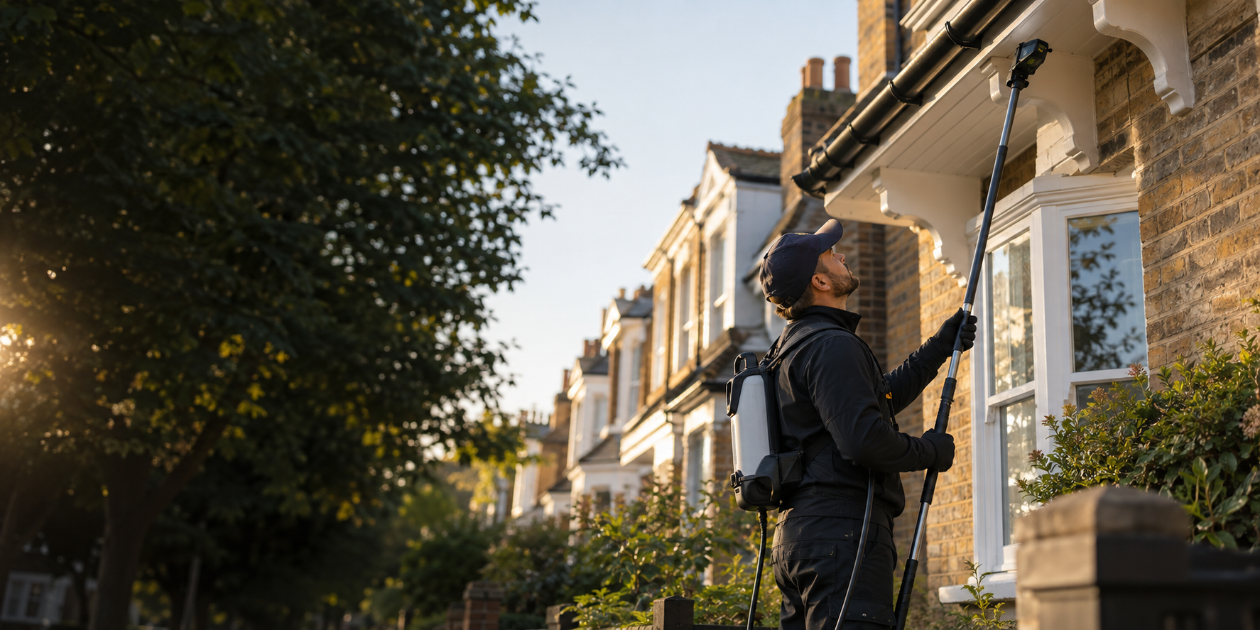 Be Safe pest control team explaining inspection findings to a homeowner